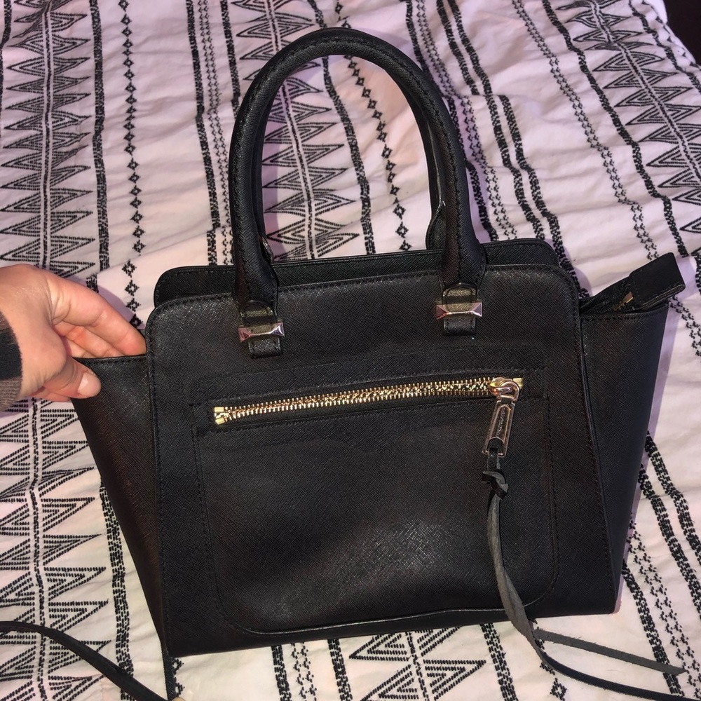 Rebecca Minkoff Black Tote with crossbody strap